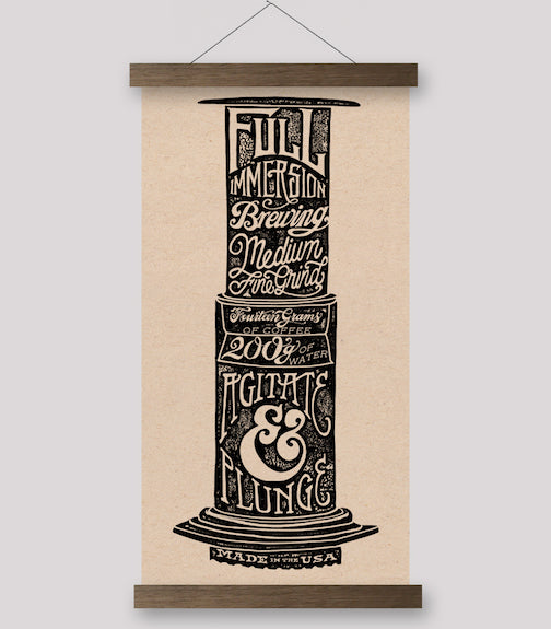 Typographic Series - Aeropress Print