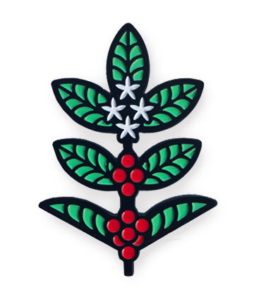 (EUROPE) Caffiend - Coffee Blossom pin