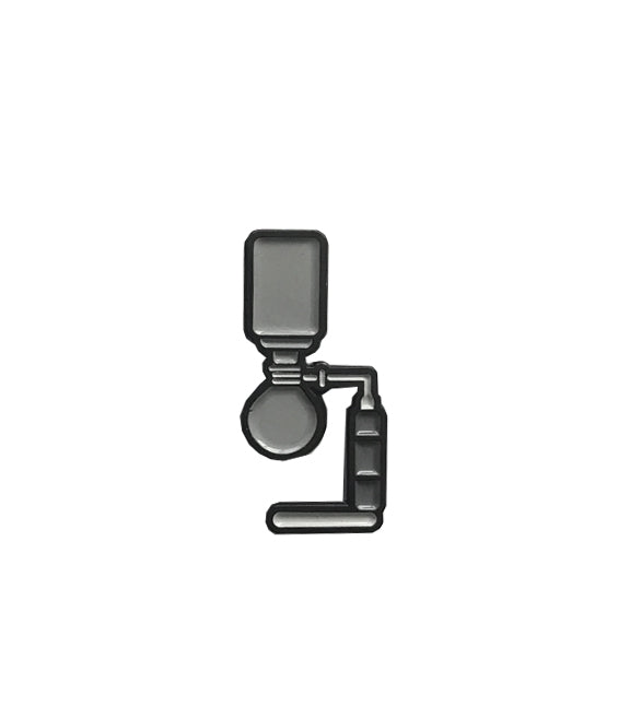 Greyscale Siphon Pin