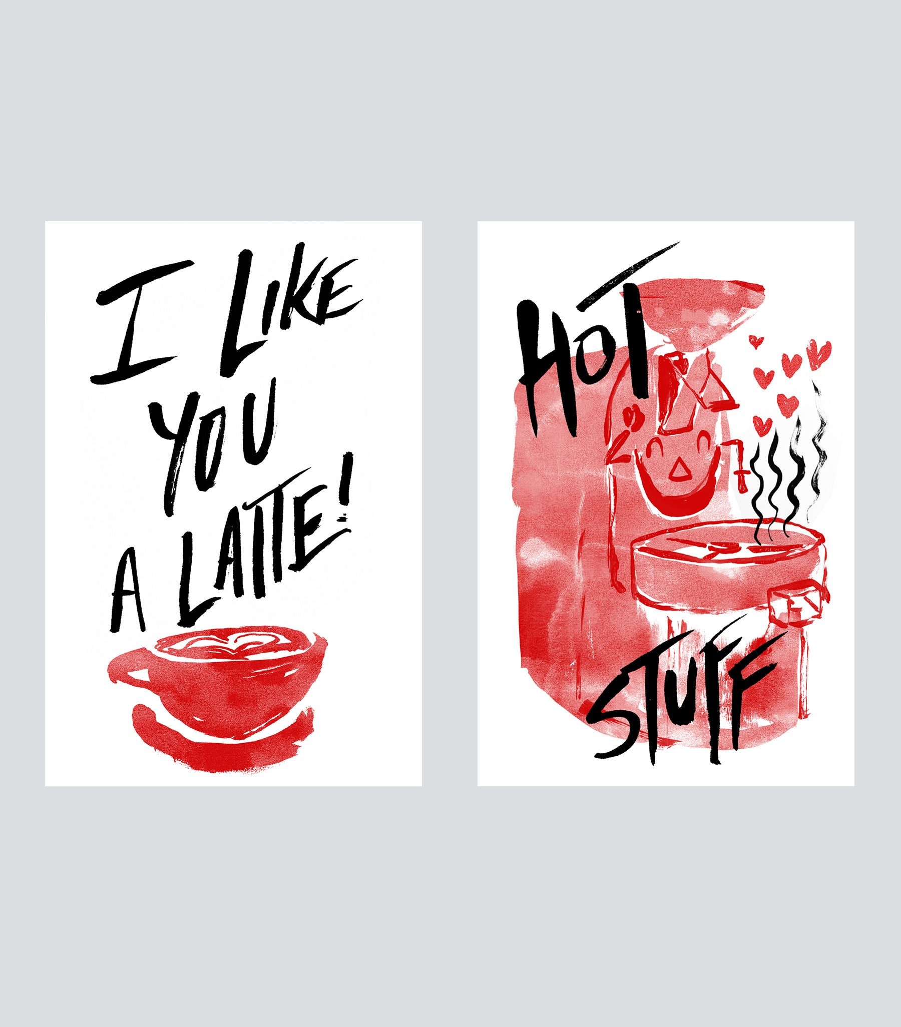 (EUROPE) Barista Valentine's Cards
