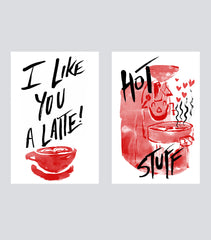 (EUROPE) Barista Valentine's Cards