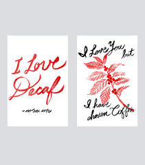 (EUROPE) Barista Valentine's Cards