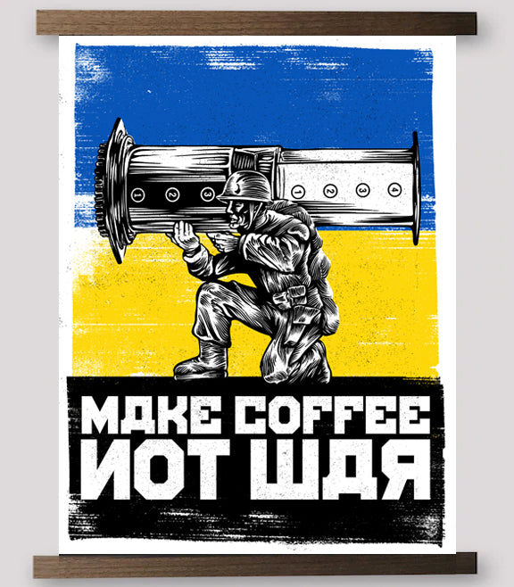 MAKE COFFEE NOT WAR - SOLDIER