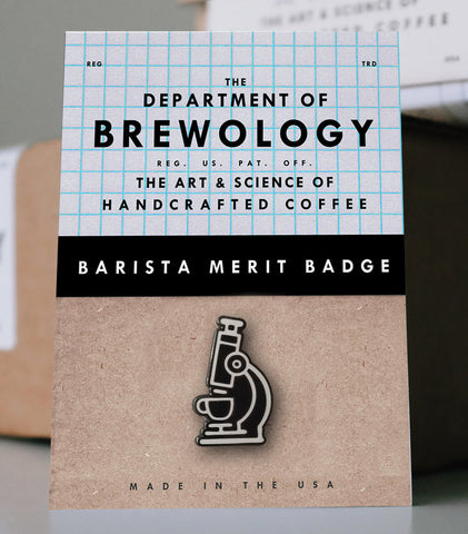 (EUROPE) Barista Merit Badge - Microscope