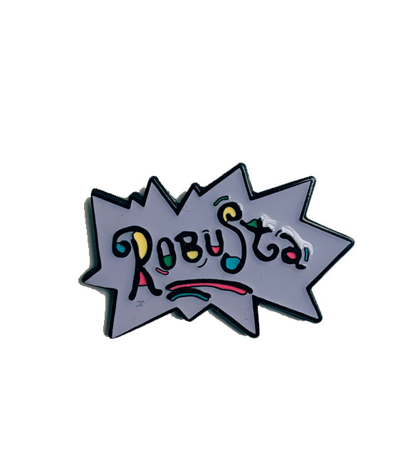 Caffiend - Robusta (Rugrats logo) Pin