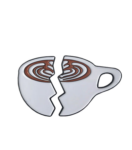 Caffiend - Split Latte pin