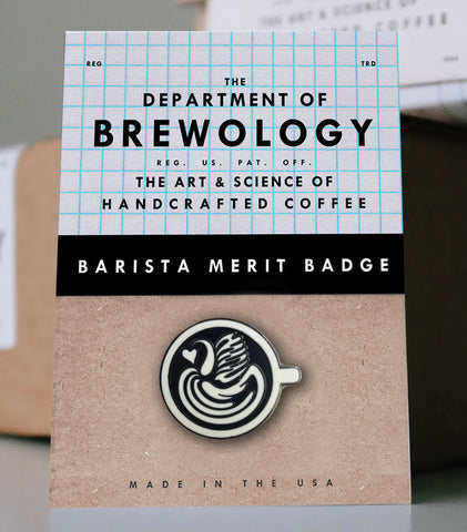 Barista Merit Badge - Swan